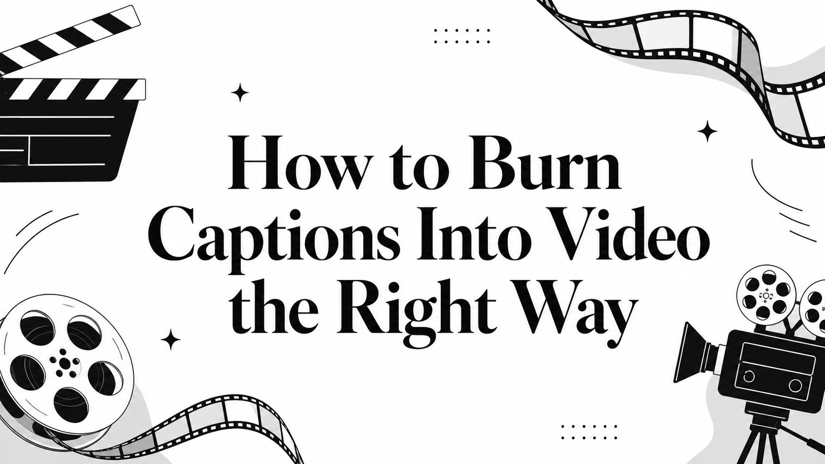 How to Burn Captions Into Video the Right Way