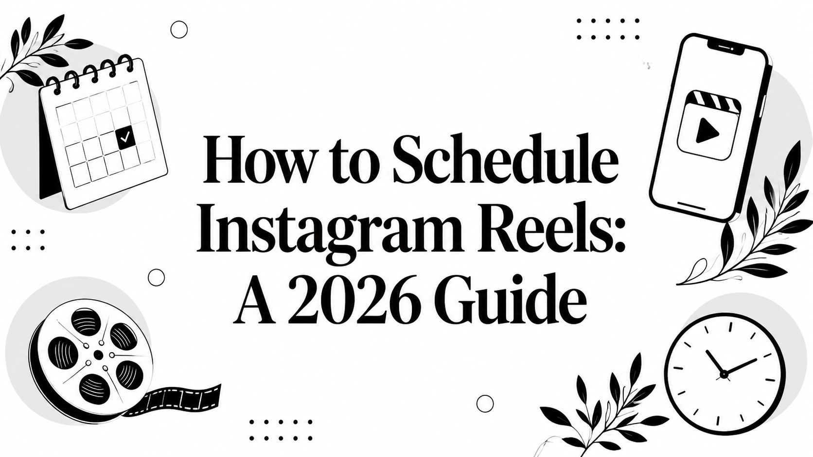 How to Schedule Instagram Reels: A 2026 Guide