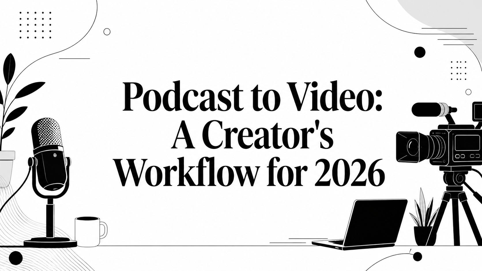 Podcast to Video: A Creator's Workflow for 2026