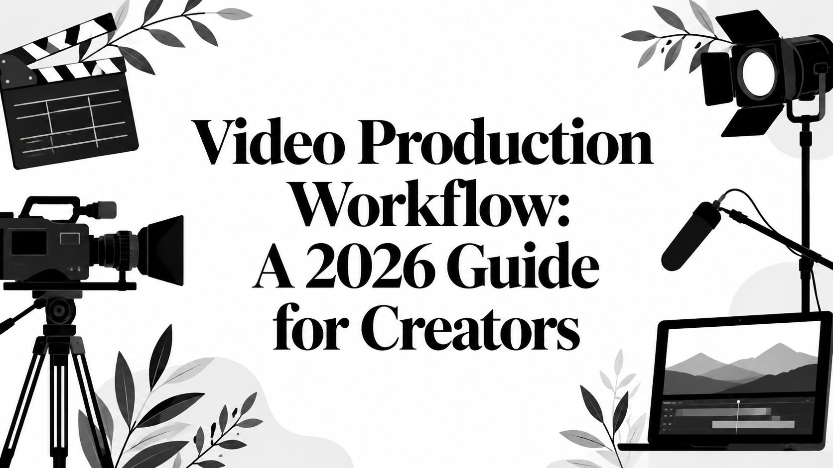 Video Production Workflow: A 2026 Guide for Creators