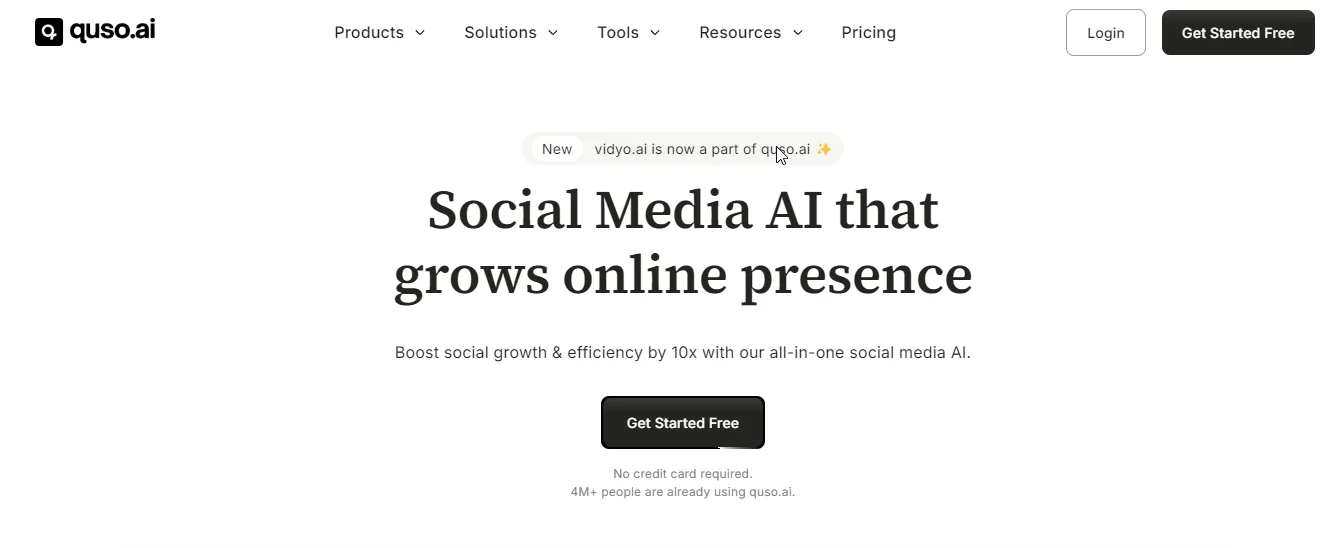 quso.ai social media management