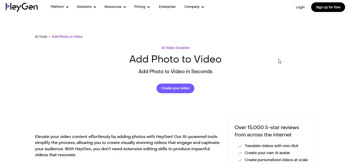 heygen  add images to video