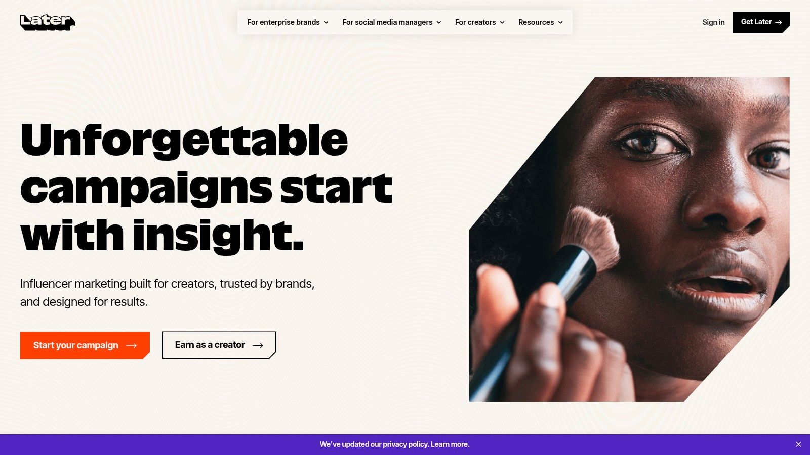 Later: The Visual-First Content Planner