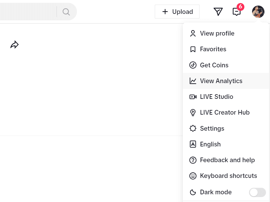 2. Access TikTok Analytics