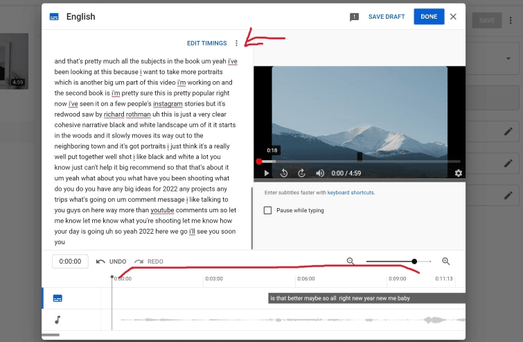 Adding Captions to YouTube Videos