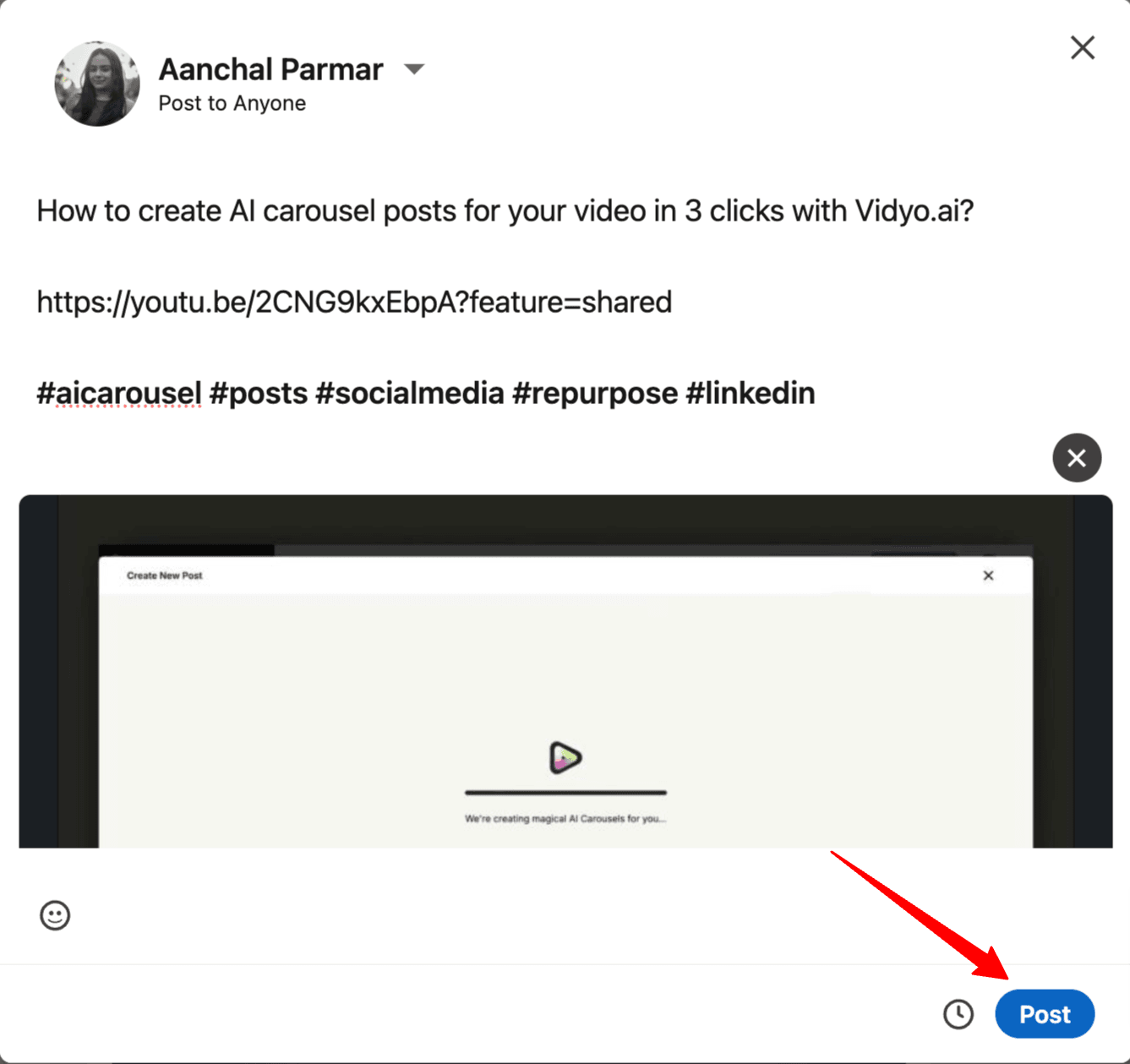How to Share YouTube Videos on LinkedIn