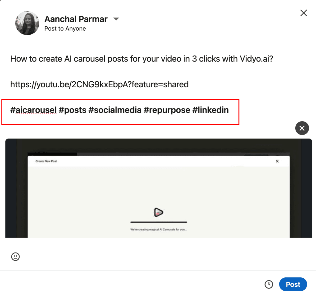 How to Share YouTube Videos on LinkedIn