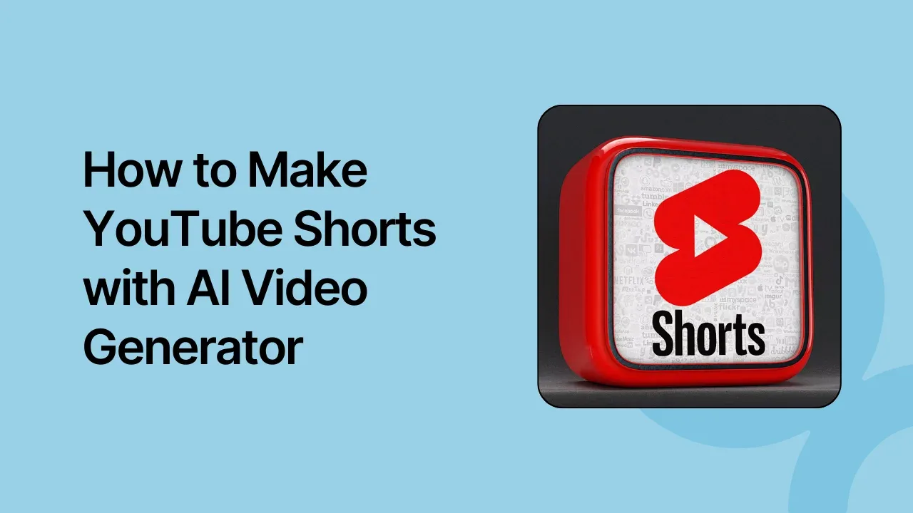 How to Make YouTube Shorts with AI Video Generator