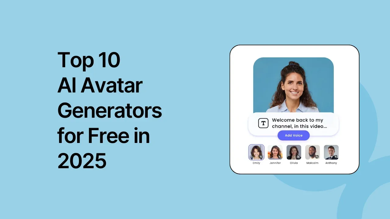 Top 10 AI Avatar Generators for Free in 2025