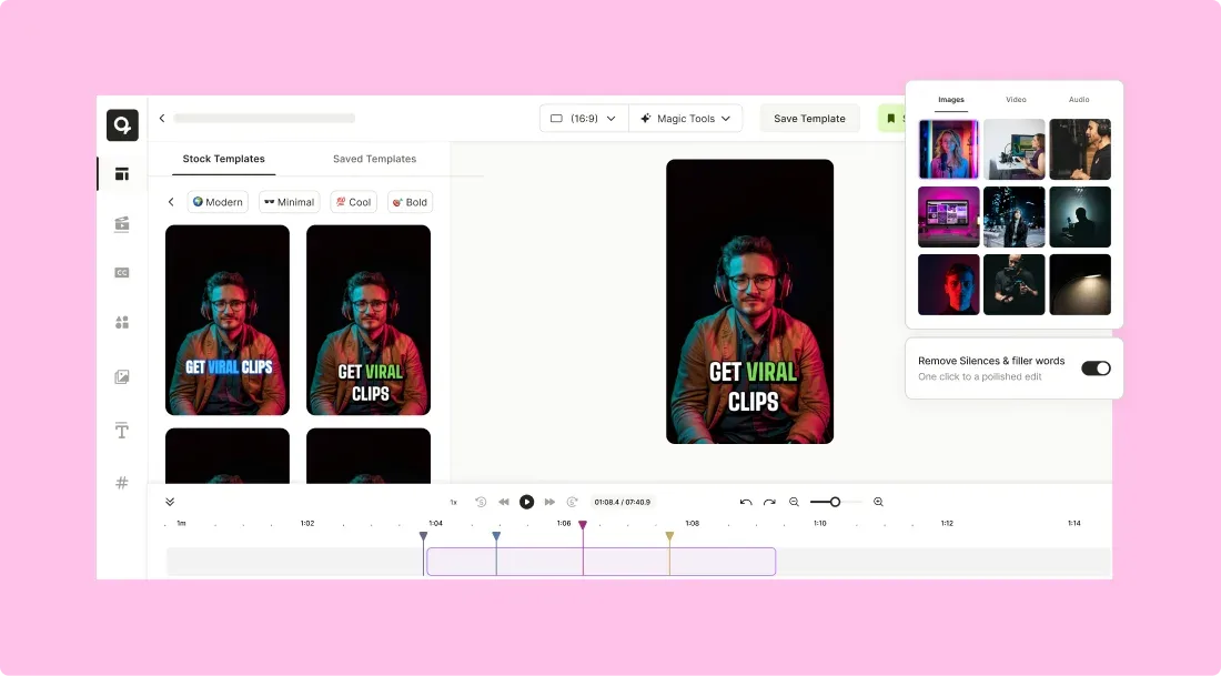 AI Video Editor hero