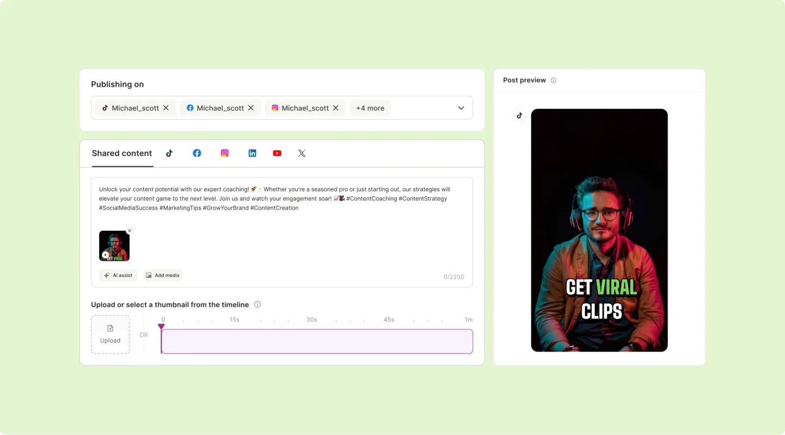 Social Media Scheduler