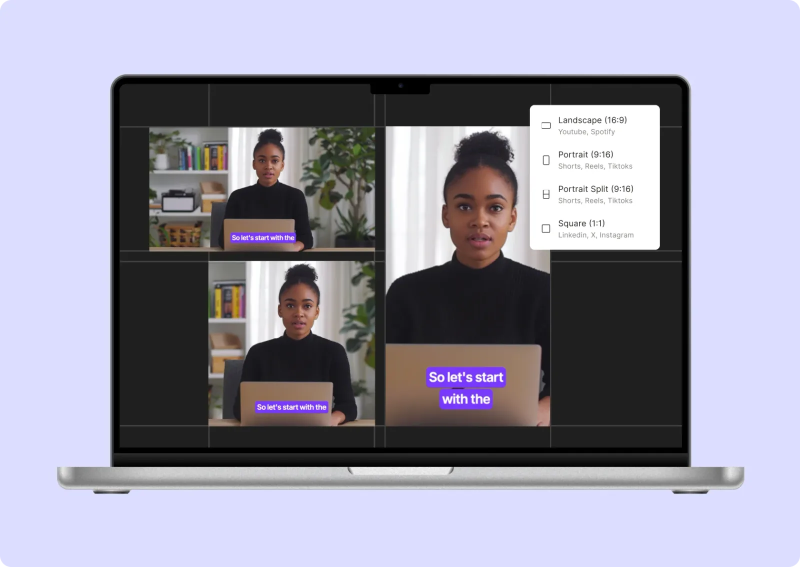 Resize video