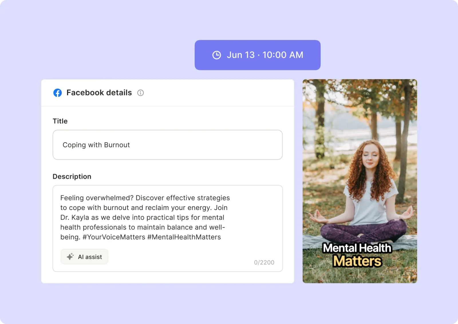 Facebook Post Scheduler
