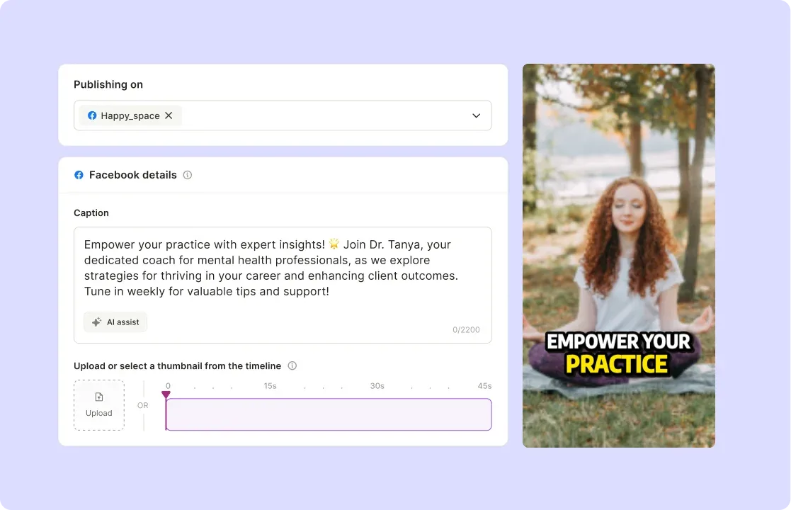 Facebook Post Scheduler