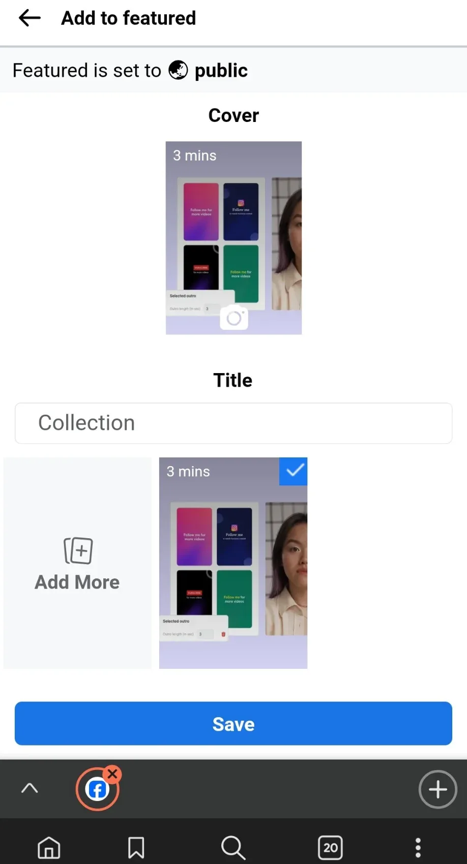 how to add facebook highlights
