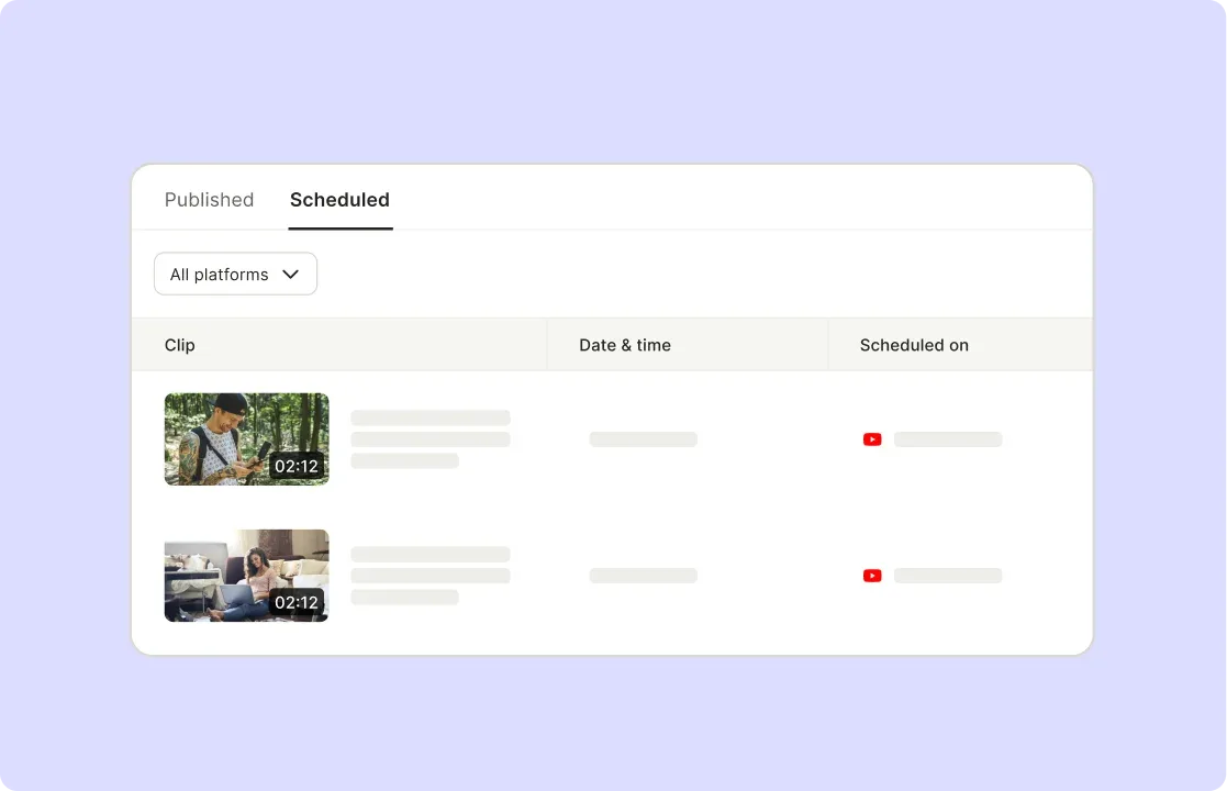 YouTube Post Scheduler