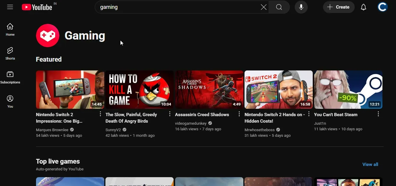 youtube niche research