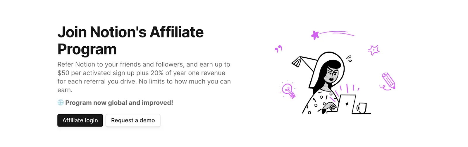 Notion Affiliate program