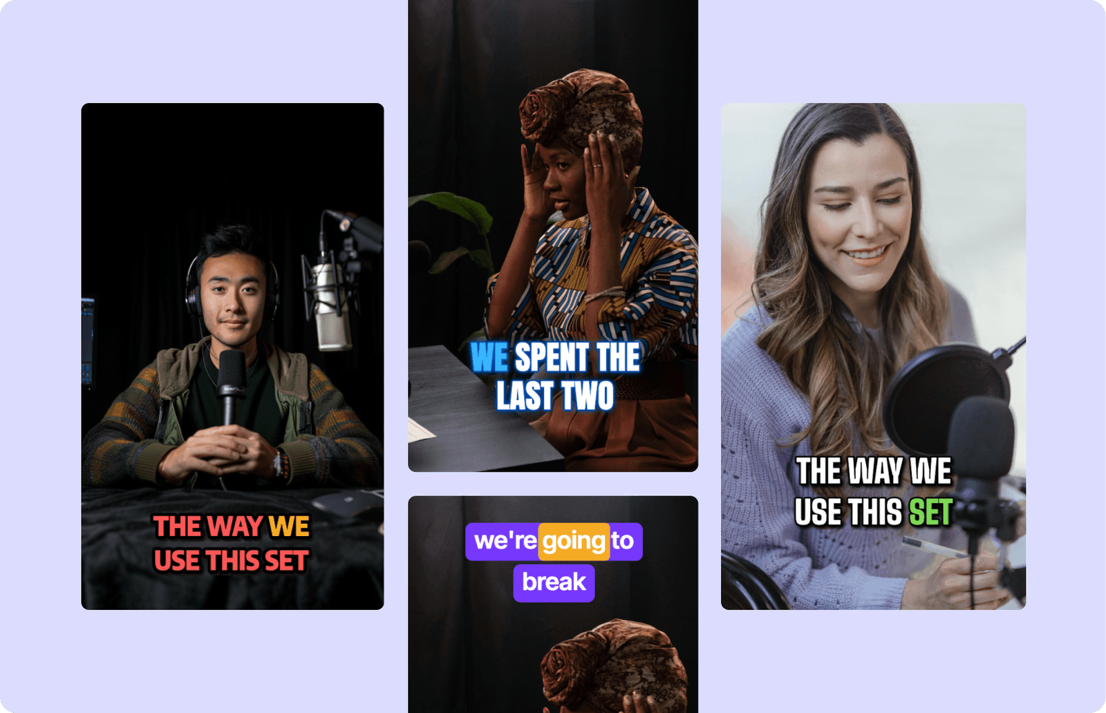 Customizable Captions & Effects